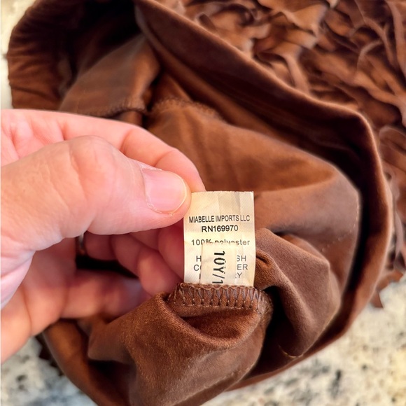 Mia Belle Girls fringe shorts turtleneck cowgirl outfit bundle lot size large - Picture 3 of 10